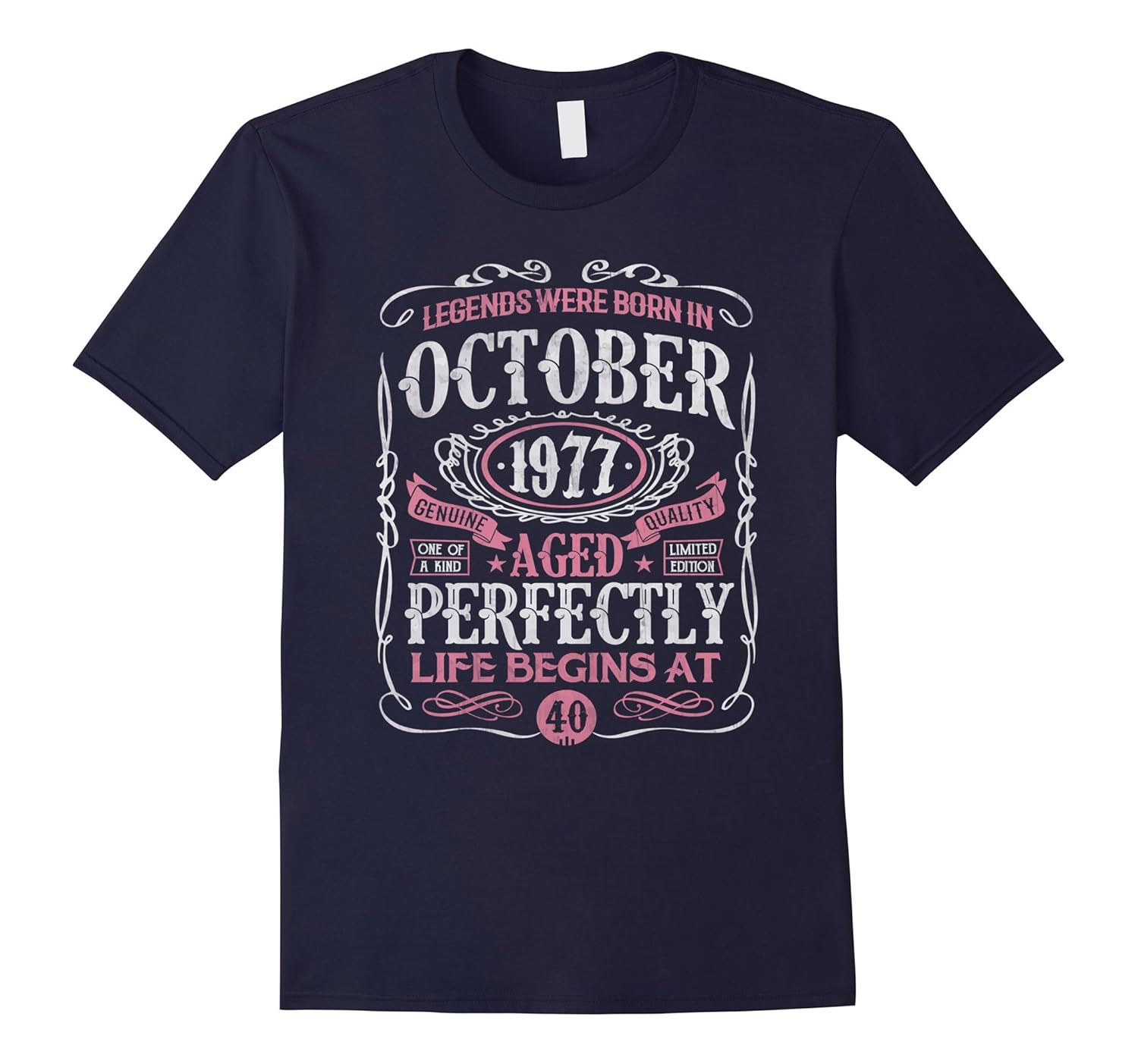 Legends Were Born In October 1977, 40th Birthday Gift Shirt-ANZ