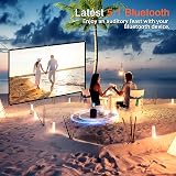VOPLLS Mini Projector 1080P WiFi Bluetooth 15000L Portable Outdoor Home Theater view 4
