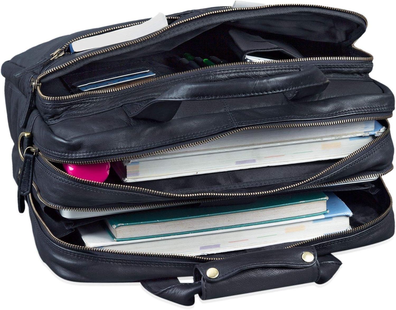 STILORD Explorer Cartable de Professeur Cuir Sac ...