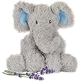 Sweet Elephant - Microwavable & Weighted Plush Stuffed Animal - Heated Plushie for Warmth - Cute, Soft, Cozy Toy for Adults & Children (Boys, Girls, & Toddlers) by Warm Pals