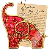 Best Friend Birthday Gifts for Women – Friendship Elephant Suncatcher with Story Card, Meaningful Friendship Gifts for Women, Birthday Gift for Best Friends, Sisters, Special Bond Desk Decor