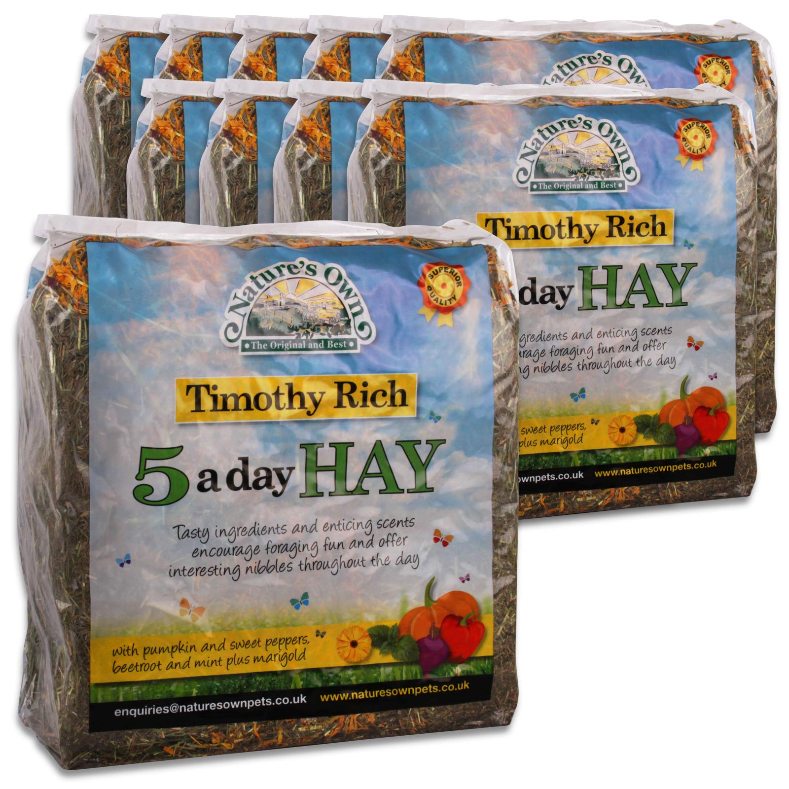 how much timothy hay for guinea pigs a day