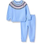 Amazon Essentials x Sofia Grainge Toddler and Baby Boys' Sweater Set