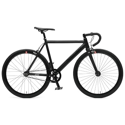 Retrospec Bicycles Drome Fixed-Gear Track Bike with Carbon Fork