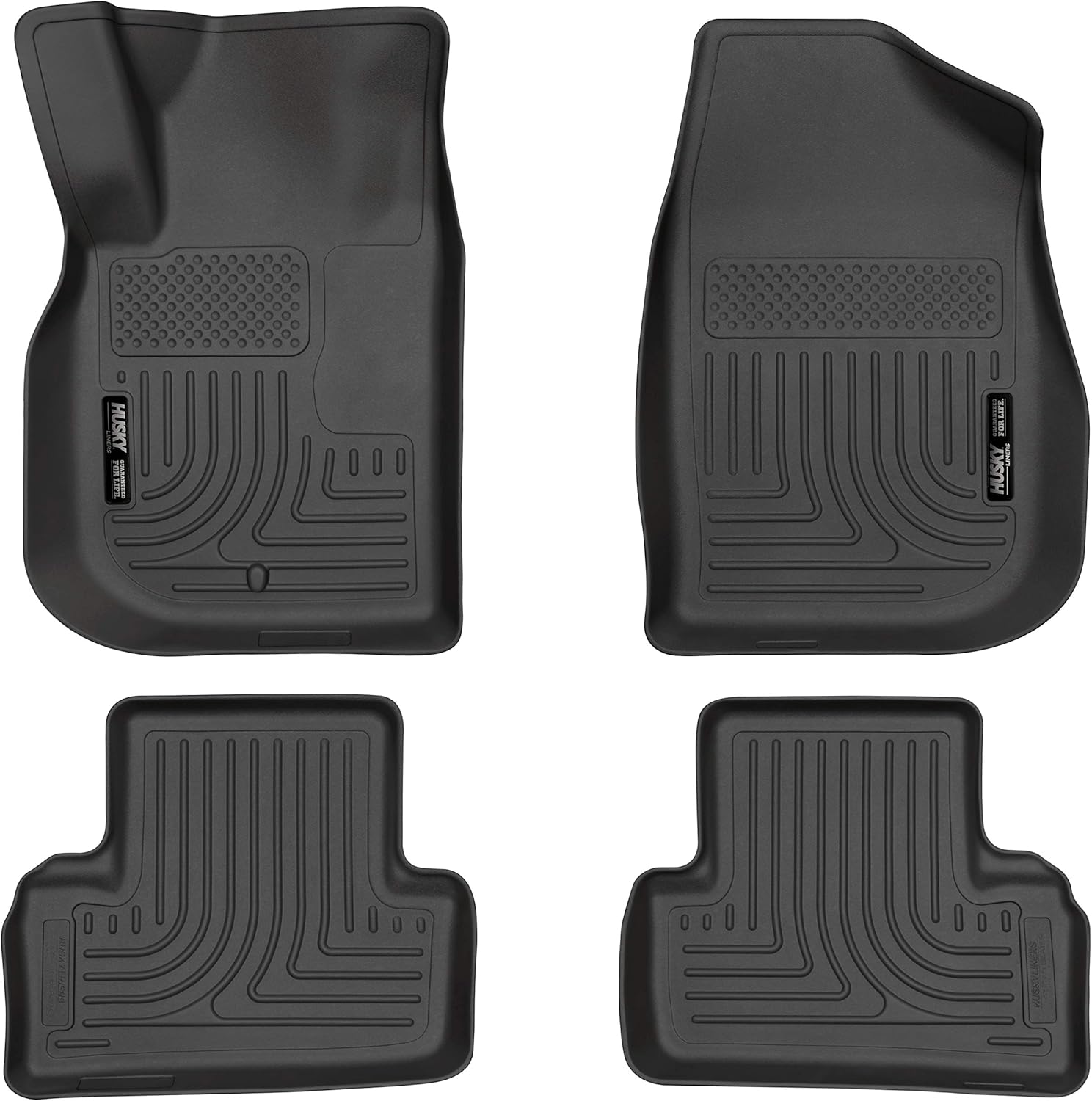 Amazon Com Husky Liners 98101 Fits 2005 10 Chevrolet Cobalt 2007 09 Pontiac G5 Weatherbeater Front 2nd Seat Floor Mats Black Automotive