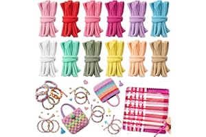 120 PCS Weaving Loom Refill Loops, 12 Colors Potholder Loops/Loom Bands/Loom Loops/Potholder Loom Loops/Weaving Loom Bands fo