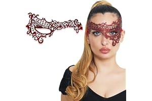LUXURY MASK Lace Masquerade Mask for Women - Venetian Party, Prom, Mardi Gras, Halloween