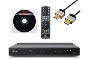 NEEGO LG 4K Blu-Ray Player with Wi-Fi and Remote - Includes HDMI Cable, Ethernet, and Lens Cleaner