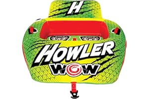 WOW Sports Howler Towable Tube for Boating - 1 to 2 Person Towable - Durable Tubes for Boating