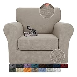 JIVINER Newest 2 Pieces Armchair Covers for Living
