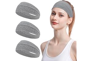 JOYOYO Unisex Headbands for Women's Hair Soft Stretchy Fabric Kylie Head Band Bandeaux Hair Accessories for Workout Gym Yoga Hair Band,100% Pure Cotton