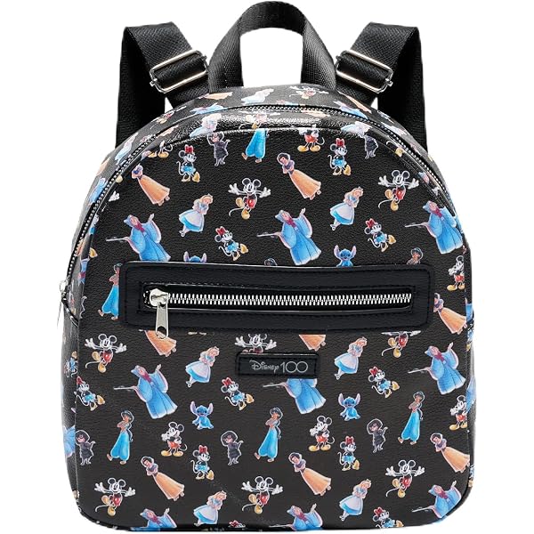 Women’s Novelty Maroon Character Mini Backpack with Pearl Trim Amazon.com: Disney 100 Mini Backpack Purse with Multi  main image 4