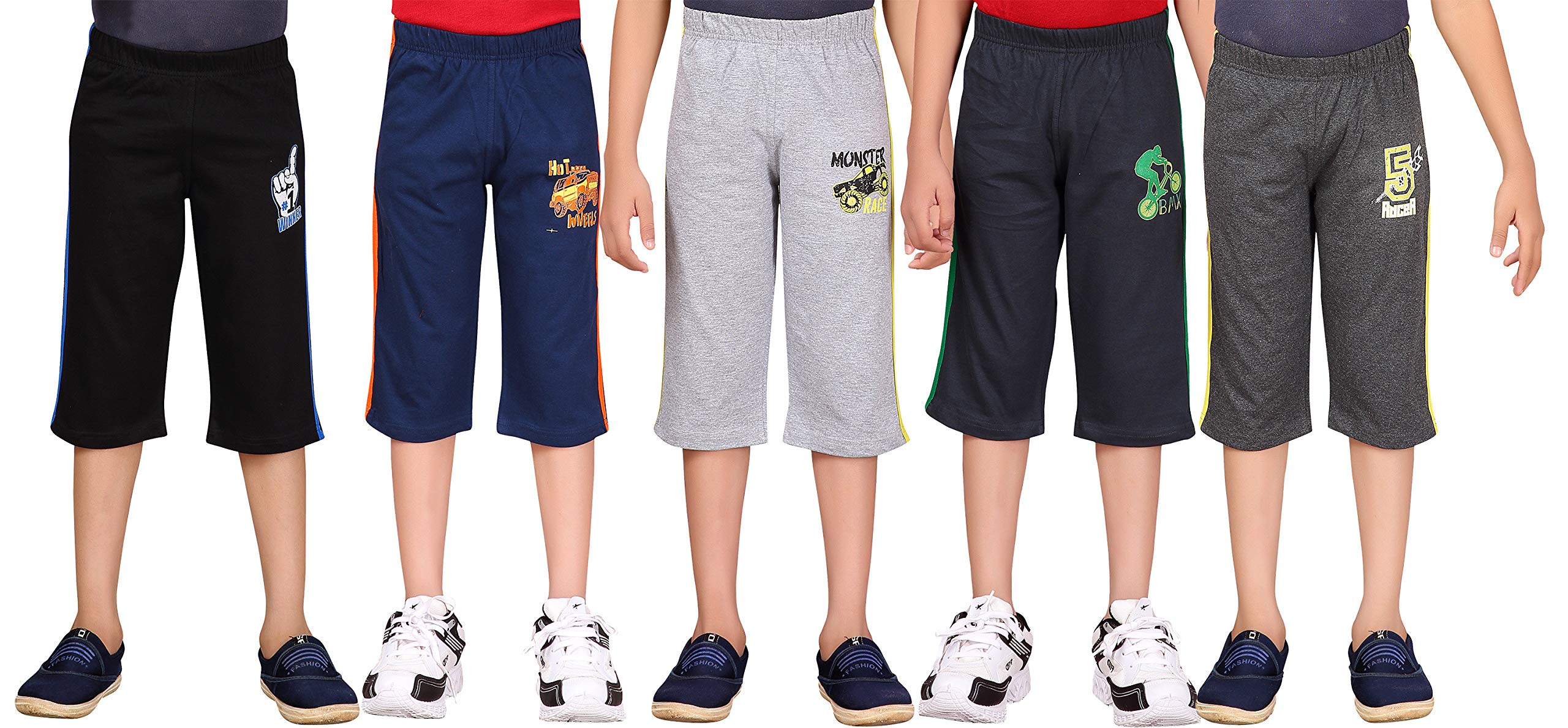 SOUTH TREEBoy's Bermuda Shorts (Pack of 5)