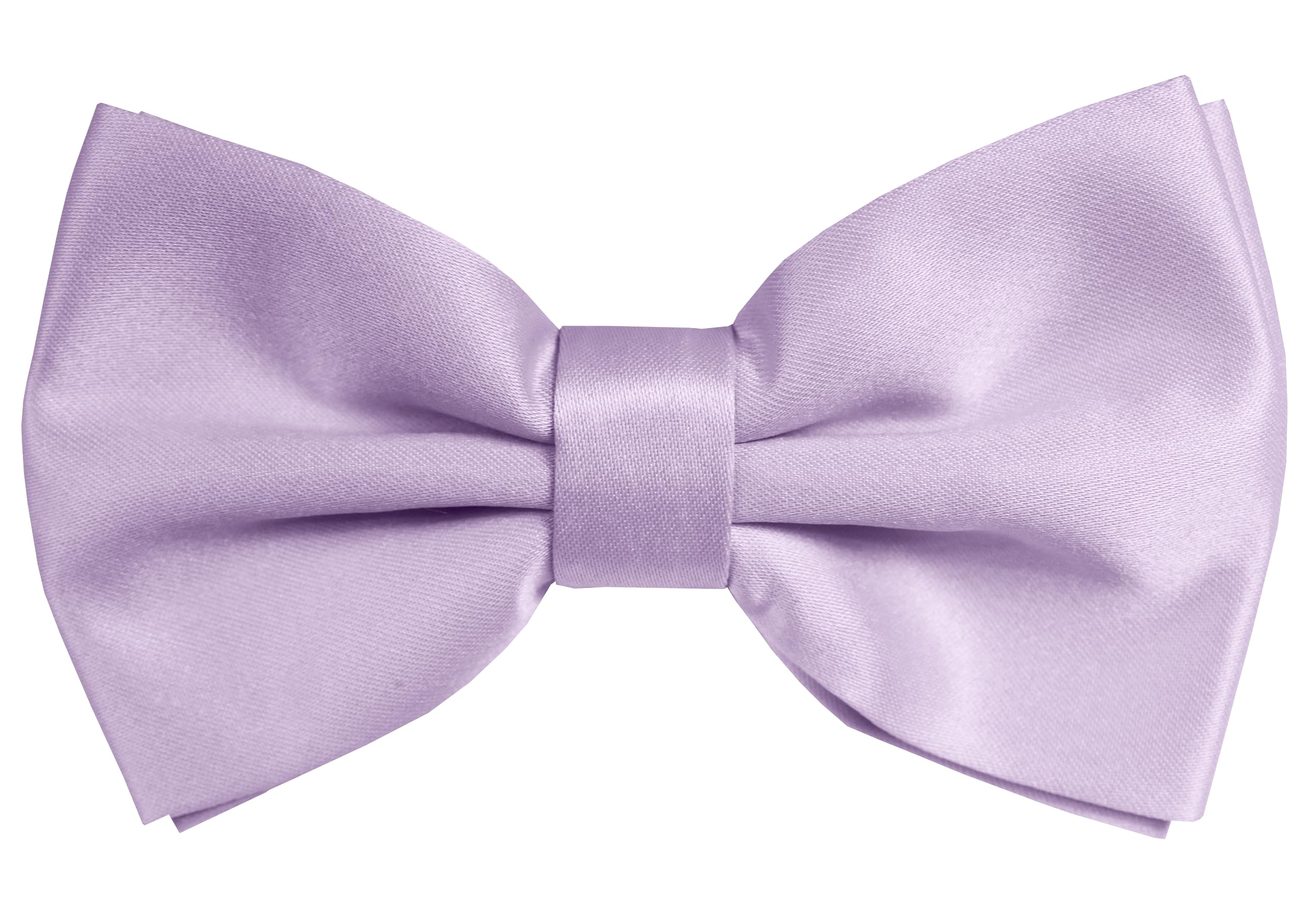 Photo 1 of ****** 2 PACK*****Dibi Mens Solid Color Formal Pre Tied Bow Ties - Mens Bowties - Adjustable Bow Tie (Lilac)
