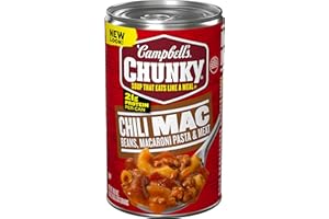 CAMPBELL’S CHUNKY Campbell's Chunky Soup, Chili Mac Soup, 18.8 Ounce Can