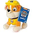 Paw Patrol – 8” Rubble Plush Toy, Standing Plush with Stitched Detailing, for Ages 3 and up