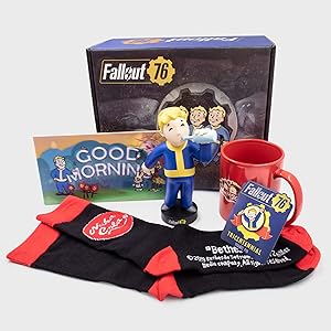 Culturefly Fallout 76 Collectors Box - 5 Exclusive Items Including Party Boy Vinyl Figure
