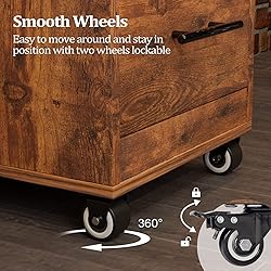 Wood Salon Trolley Cart with Wheels, Hair Cart