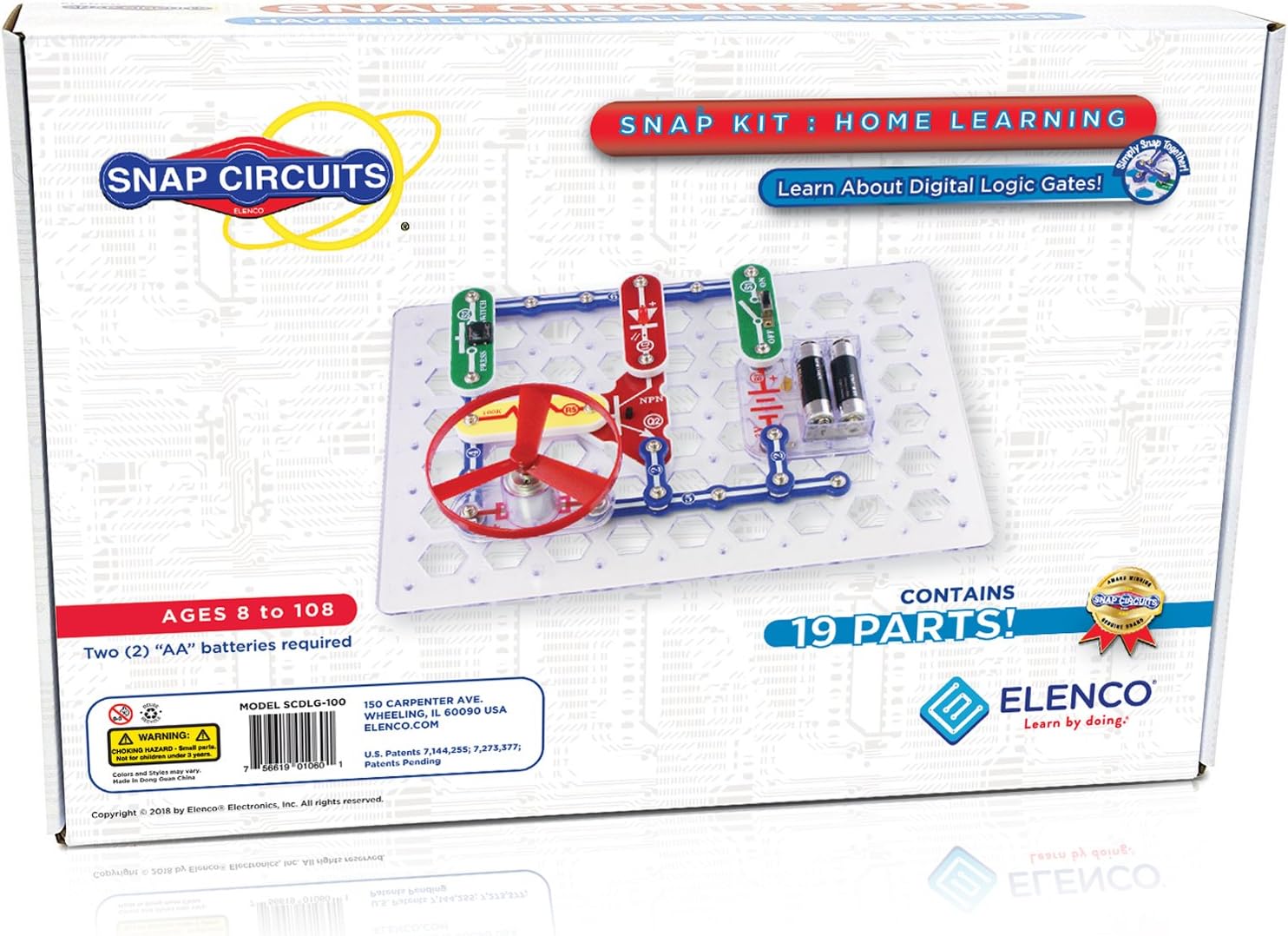 snap circuits electronics exploration kit