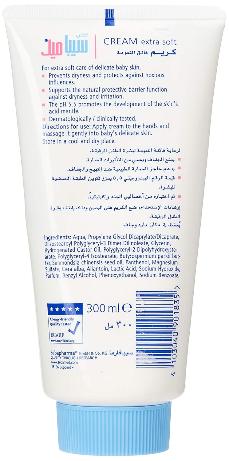 sebamed baby cream extra soft 300ml