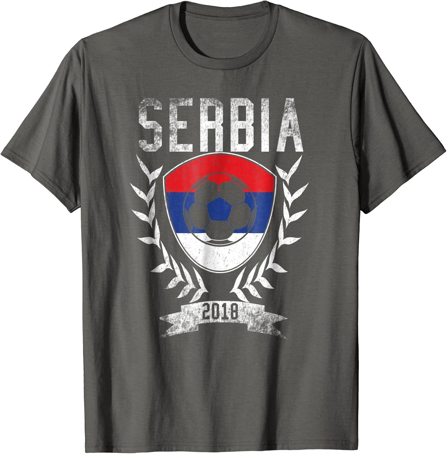 Amazon.com: Serbian Football Cup 2018 T-Shirt - Serbia Soccer Jersey: Clothing
