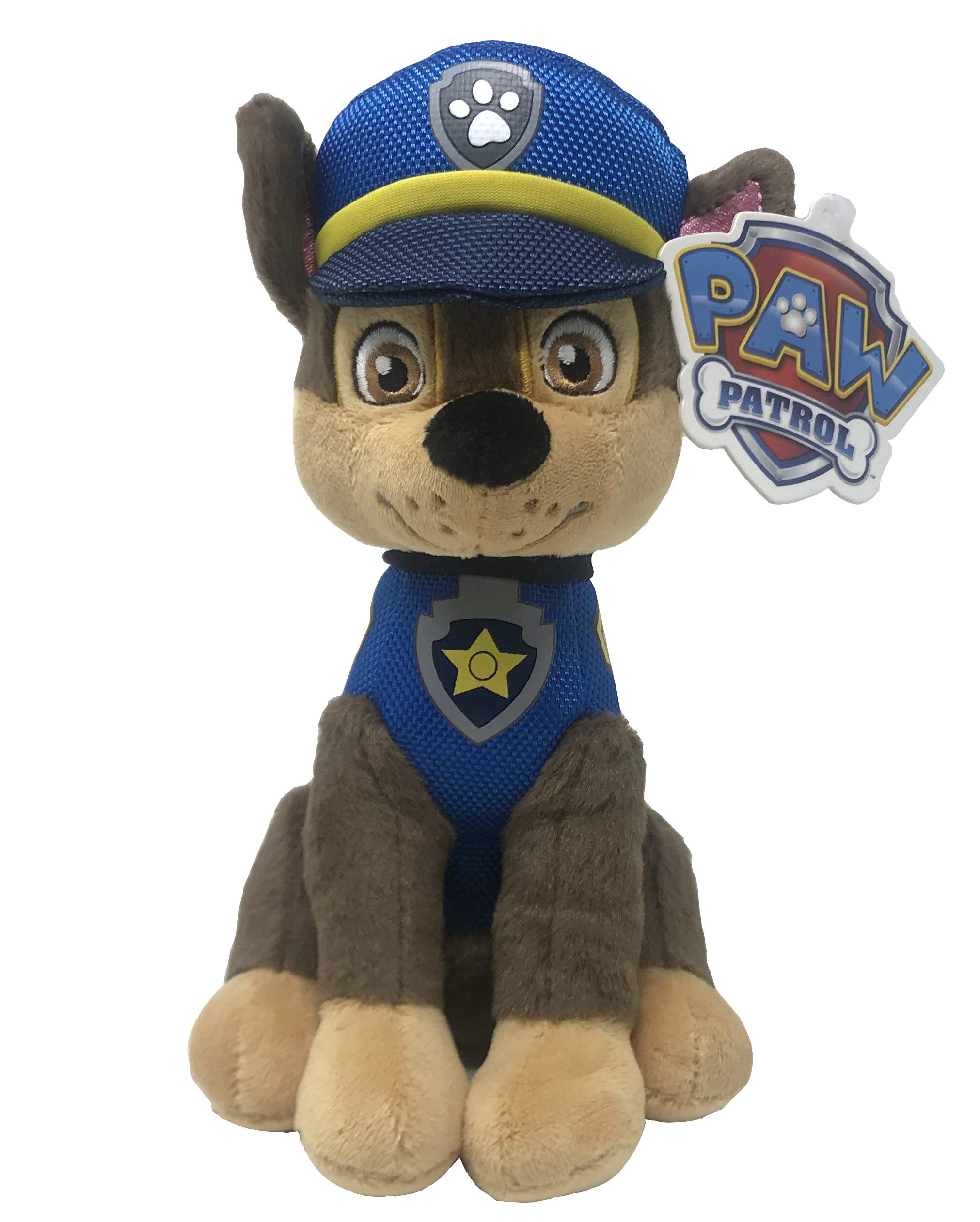 Penn-Plax Officially Licensed Paw Patrol Chase Reinforced Plush Dog Toy PAWD30