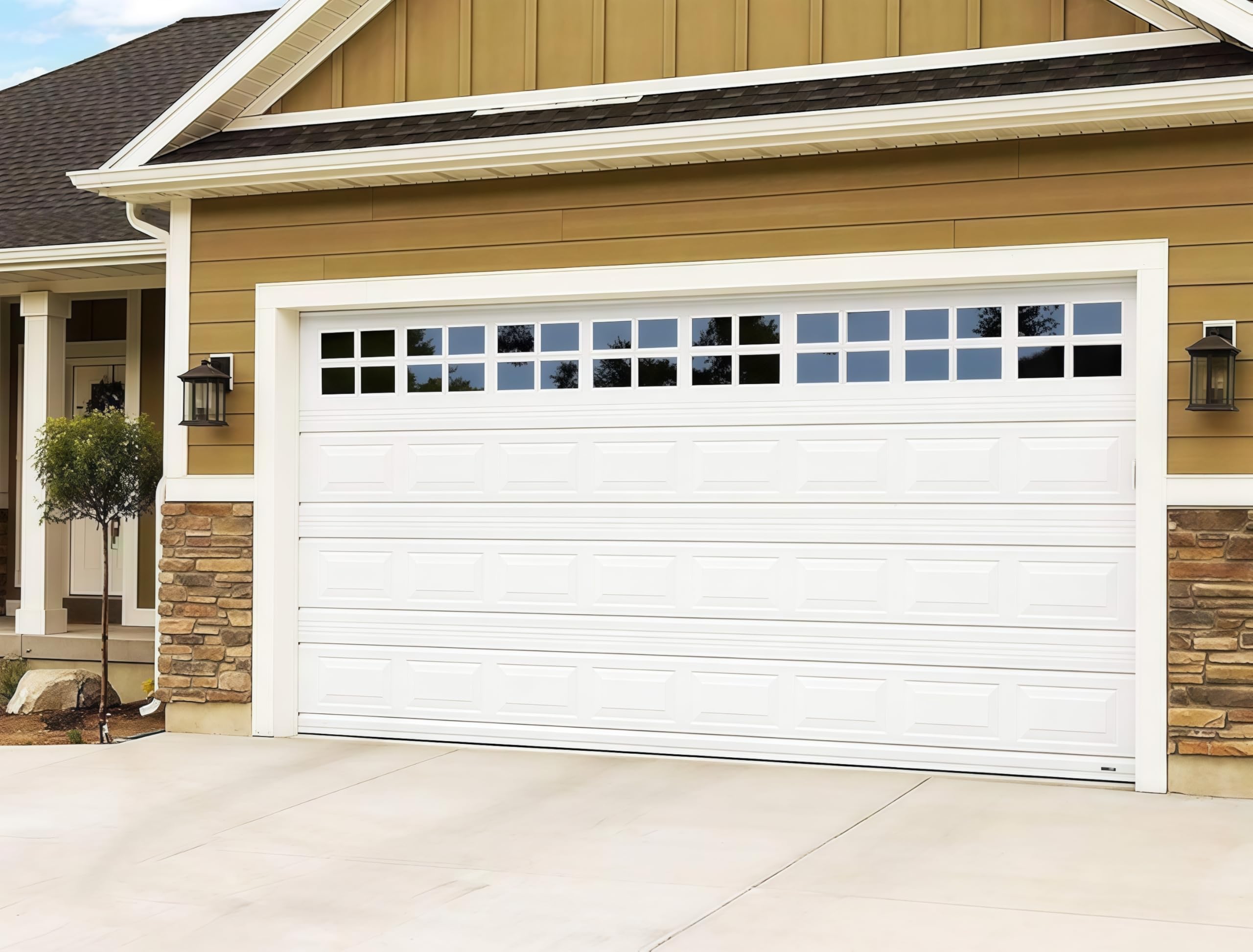 Photo 1 of 2 Car Garage Kits - 32 Pcs Household Easy Installation Magnetic Windows Panels for Car Garage Door Panes Fake Faux Magnetic Windows Hardware - Size 6.125" X 4"