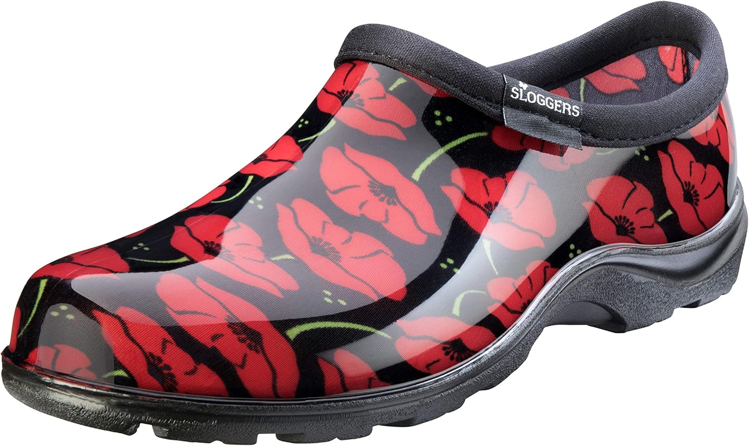 Sloggers Women's WaterproofRain and Garden Shoe with Comfort Insole, Poppy Red, Size 10, Style 5116POR10