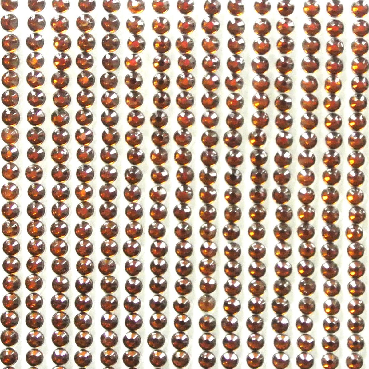 AllyDrew Brown Crystal Diamond Sticker 4mm Adhesive Rhinestones, 1000 pieces