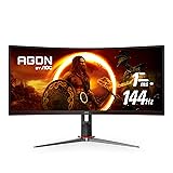 AOC CU34G2X 34" Curved Frameless Immersive Gaming