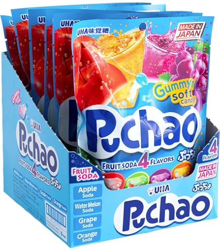 Amazon.com : Japanese Sakeru Gummy Candies: peach, apple, grape