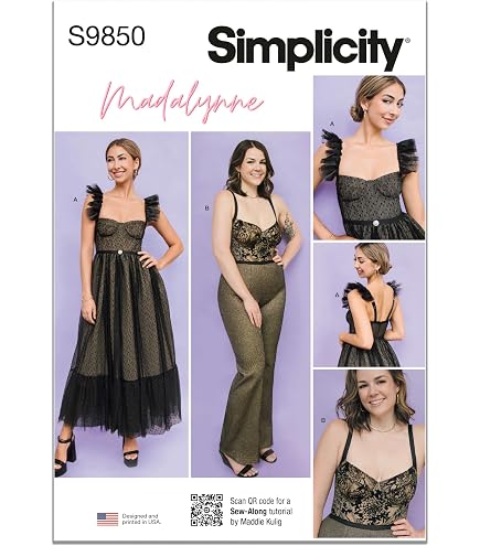 Amazon.com: Simplicity SS9850BB Misses' and Women's Corseted Top