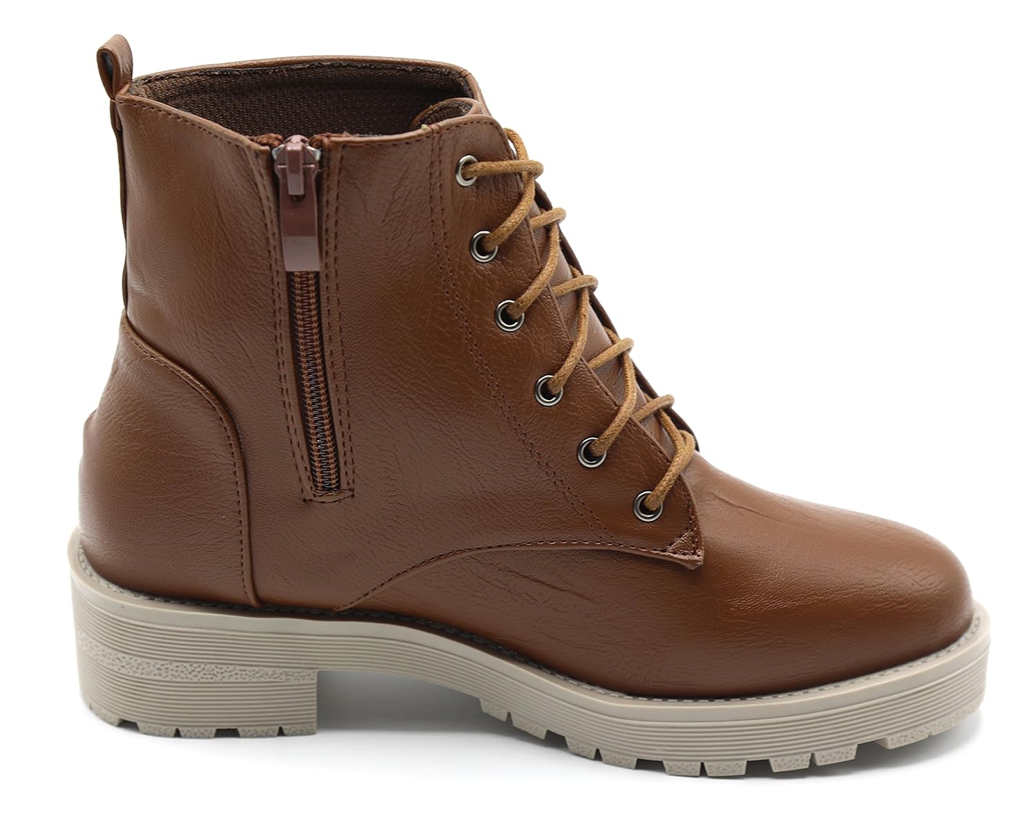 brauch women's brown laces boots