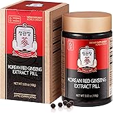 JUNG KWAN JANG Korean Red Ginseng Extract Pill - Red Panax Ginseng Energy Supplements with Rice Powder, Vitamins C & E - No Caffeine (800 Pills, 5.93 oz)
