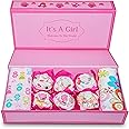 Unique Cupcake Baby Girl Gift Set | Baby Girl Newborn Essentials | Baby Clothes for Girls | Newborn Girl Outfits for Expecting Moms and New Parents | Baby Layette Set - Pink | Nikki's Gift Baskets