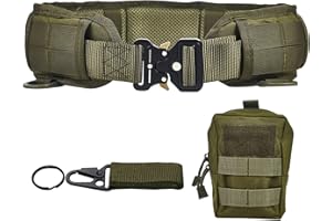 Ratulie Tactical Battle Belt Set Molle Belts Hunting Game Belts Defense Belts