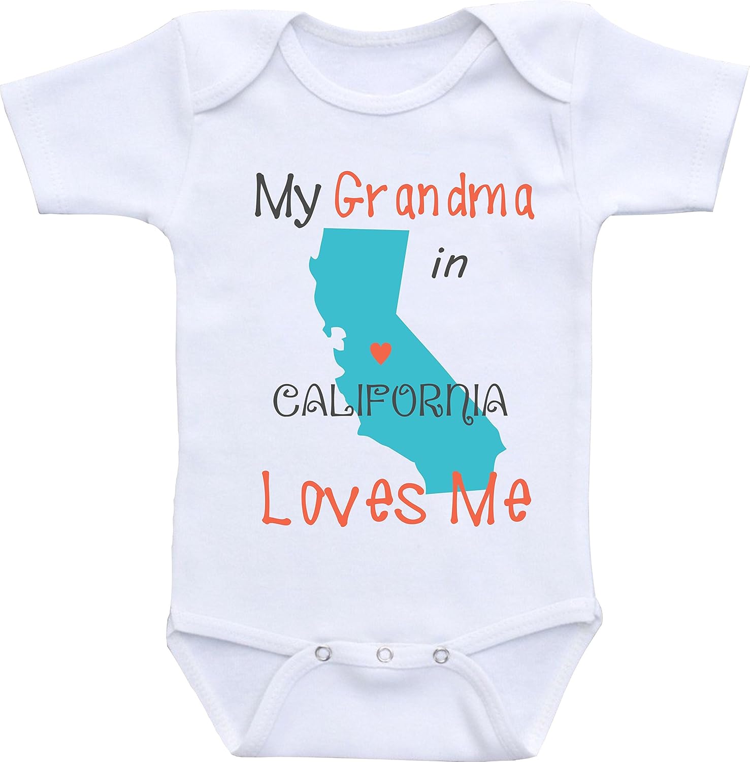 Grandma Onesie Boy My Grandma Loves Me Onsie Grandma Baby