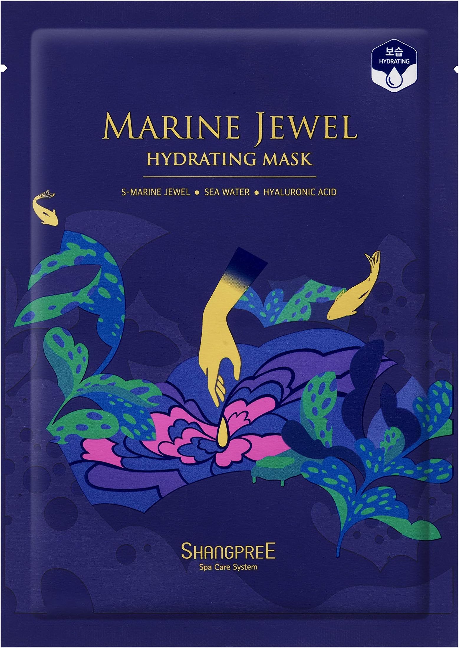 SHANGPREE SPA CARE SYSTEM Marine Jewel Hydrating Sheet Mask-Single Pack