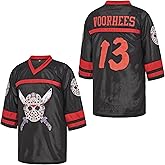 Men's Slashers Voorhees 13 Hockey Jersey and Mask Halloween S-XXXL