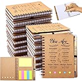 20 Pcs/10 Set Christian Gifts Prayer Journal Set, Bible Verse Pens & Scripture Small Spiral Notebook, Bulk Inspirational Church Notes Notebook Supplies - Faith Based Gifts for Women, Christian Stuff