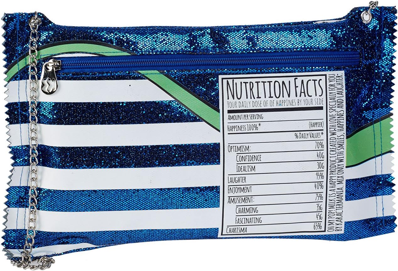 Oh My Pop! Mint-Bubblegum Shoulder Bag, Dark Blue, 30 x 18.5 cm - Image 3