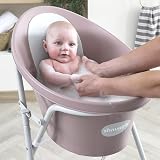 Shnuggle Newborn Baby Bath with Built-in Bum Bump and Soft Backrest view 4