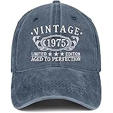 Birthday Gifts for Men Women, Personalized 18th/21st/25th/30th/40th/50th ...90th Birthday Ideas Gift, Vintage Baseball Hat