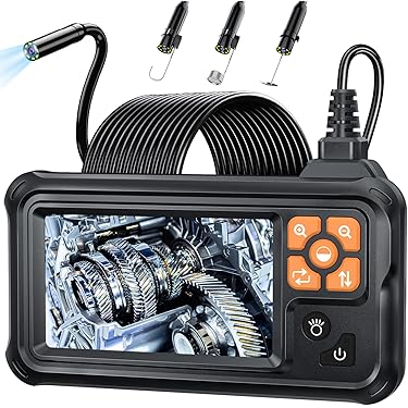 Endoscopio Industriale Con Sonda 5 Metri (16.5 Piedi), Fotocamera, 32GB, USB
