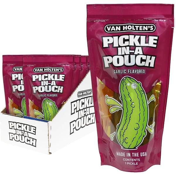 Amazon.com : Van Holten's Pickles - Garlic Joe Pickle-In-A-Pouch