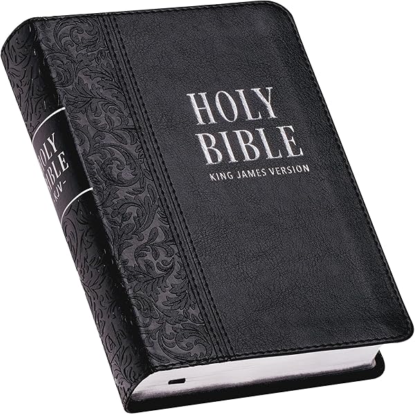 KJV Holy Bible, Compact Faux Leather Red Letter Edition - Ribbon