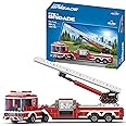 Apostrophe Games Fire Truck Building Block Set, Fire Fighter Building Blocks (Extended Ladder Firetruck), 294 Pieces