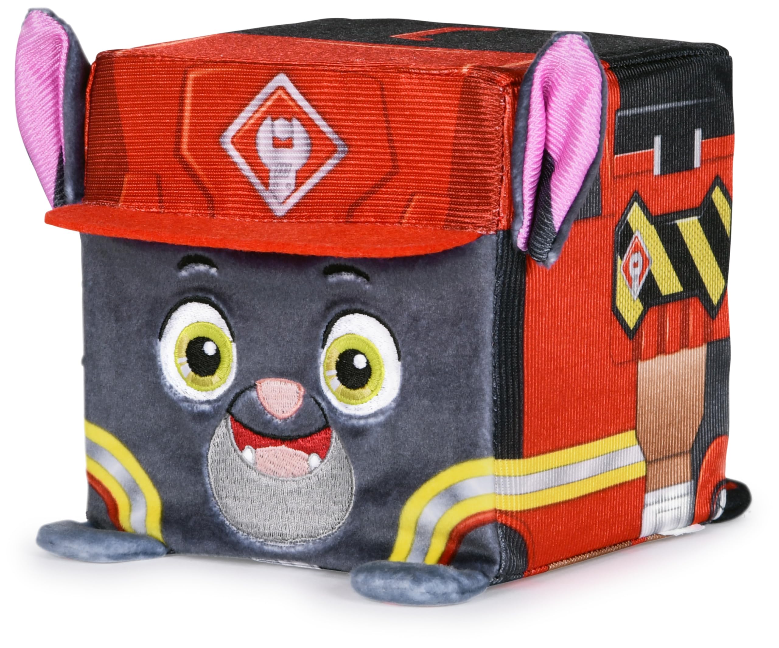 Photo 1 of Rubble & Crew Stuffed Animals, Charger, 4-Inch Cube-Shaped Plush Toy for Kids Ages 3 and Up