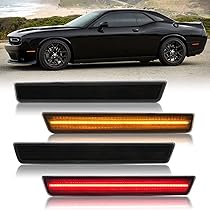 Reflector De Parachoques Trasero Para Dodge Challenger 2014-2024