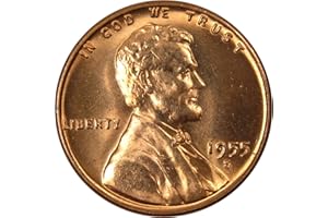PROFILE COINS & COLLECTIBLES 1955 S Lincoln Wheat Cent BU Uncirculated Mint State Bronze Penny 1c Coin